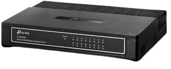 TP-Link -TL-SF1016DS - 16-Port 10/100Mbps, Desktop/Rackmount Switch - TL-SF1016DS