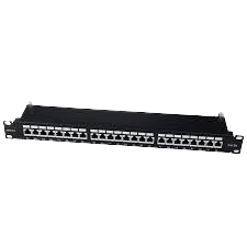 Opterna 19" Modular 10G UTP CAT6A Patch Panel - 24 Ports, 1U, Without Modules, With Rear Cable Management