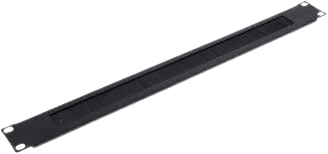 ExTell EBR01RM-BK 19" Rack Mount Brush Panel, Black