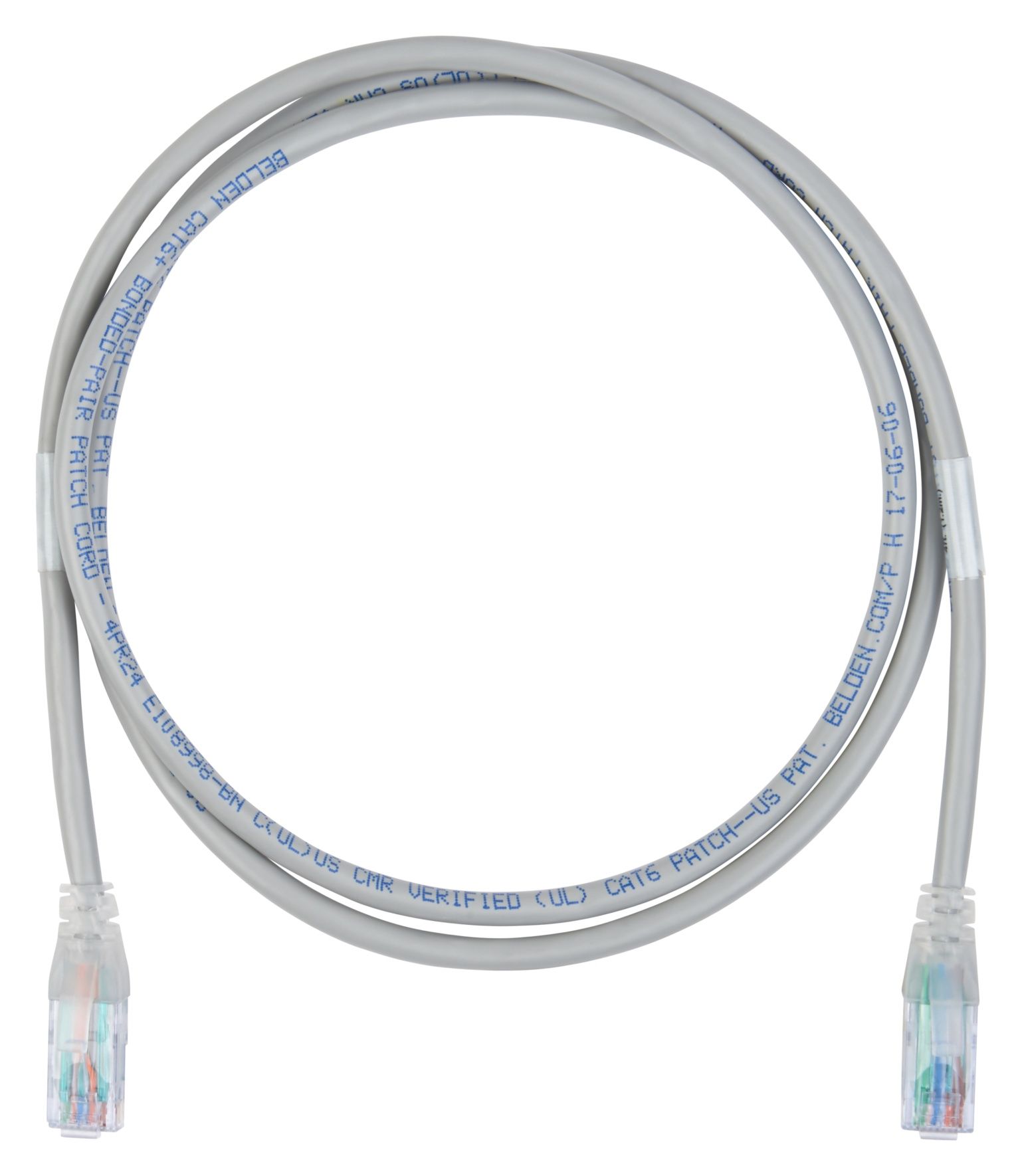 Belden Cat6A 10GX F/UTP CMR Patch Cord Grey 30cm
