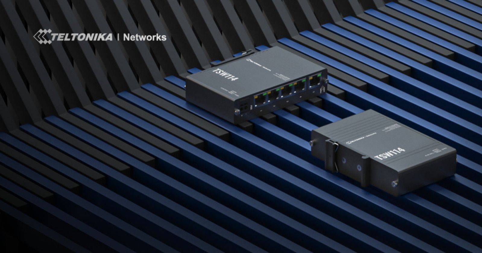 Teltonika TSW114 5-Port Gigabit DIN-Rail Switch