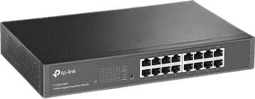 TP-Link - TL-SG1016DE -16-Port Desktop Gigabit Easy-Smart Ethernet Switch With 10/100/1000 Mbps RJ45