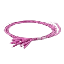 Metacom - SC OM4 Fibre Pigtail 1mtr Tight Buffered 900um Purple - MCT-2OM4-S1-10