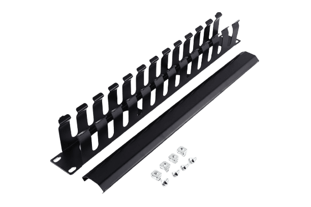 Opterna 19" Cable Manager With Metal rings, 1U (SCSCMM1U)