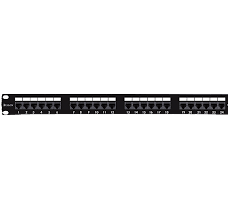 Avalon Cat.6A 48 Port Shielded Patch Panel 2U 19" Loaded – ANC6ASPP-48