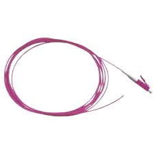 Metacom - SC OM3 Fibre Pigtail - 1mtr TIGHT BUFFERED - Purple 900um Fibre - MCT-2OM3-S1-10