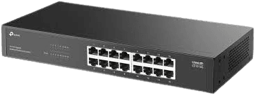 TP Link - LS1016G - 16-Port Gigabit Desktop/Rackmount Switch - LS1016G