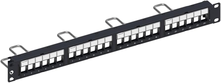 CommScope 24port Patch Panel Unloaded Black