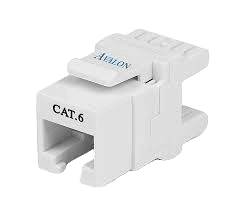 Avalon Cat7 STP 180° Shielded Keystone Jack Tool Less – ANC7SPKJ-180