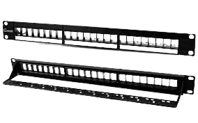 METACOM 1U 24 Port Patch Panel Unloaded - MCS-6-PPU-24-UTP