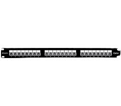 Avalon Cat.6 24 Port Unshielded Patch Panel 1U 19" Loaded – ANC6UPP-24