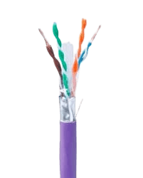 Metacom - LC OM4 Fibre Pigtail - 1mtr TIGHT BUFFERED - Purple - MCT-2OM4-L1-10