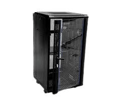 Avalon - 22U x 600(W) x 800(D) - Floor Standing Rack with Perforated Back Door - ANFS22U600X800