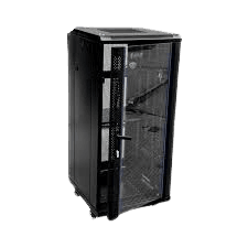 Avalon - 6U x 600(W) x 800(D) - Floor Standing Rack with Perforated Back Door - ANFS6U600X800