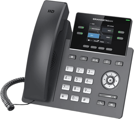 GrandStream Network GRP2612P IP Phone, Corded With PoE Supported, Up to 16 digital BLF Keys With Swappable
