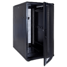 Avalon - 22U x 600(W) x 1000(D) - Floor Standing Rack with Perforated Back Door - ANFS22U600X1000