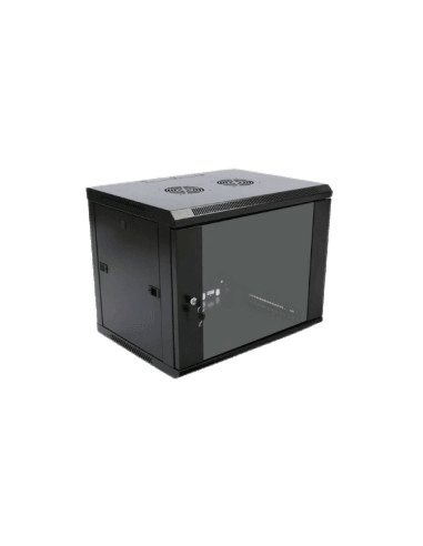 DATACOM - 6U SINGLE SECTION WALL MOUNT CABINET 600(W) X 600(D) REMOVABLE SIDE PANEL WITH 19" EQUIPMENT