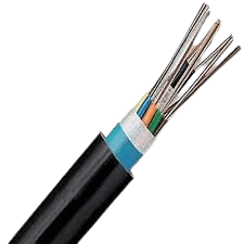 Metacom - 24-Core OS1/OS2 Loose Tube-Steel Tape Armoured WITH WIRES - BLACK-PE JACKET - MCFC-OS2-STA-24-PE