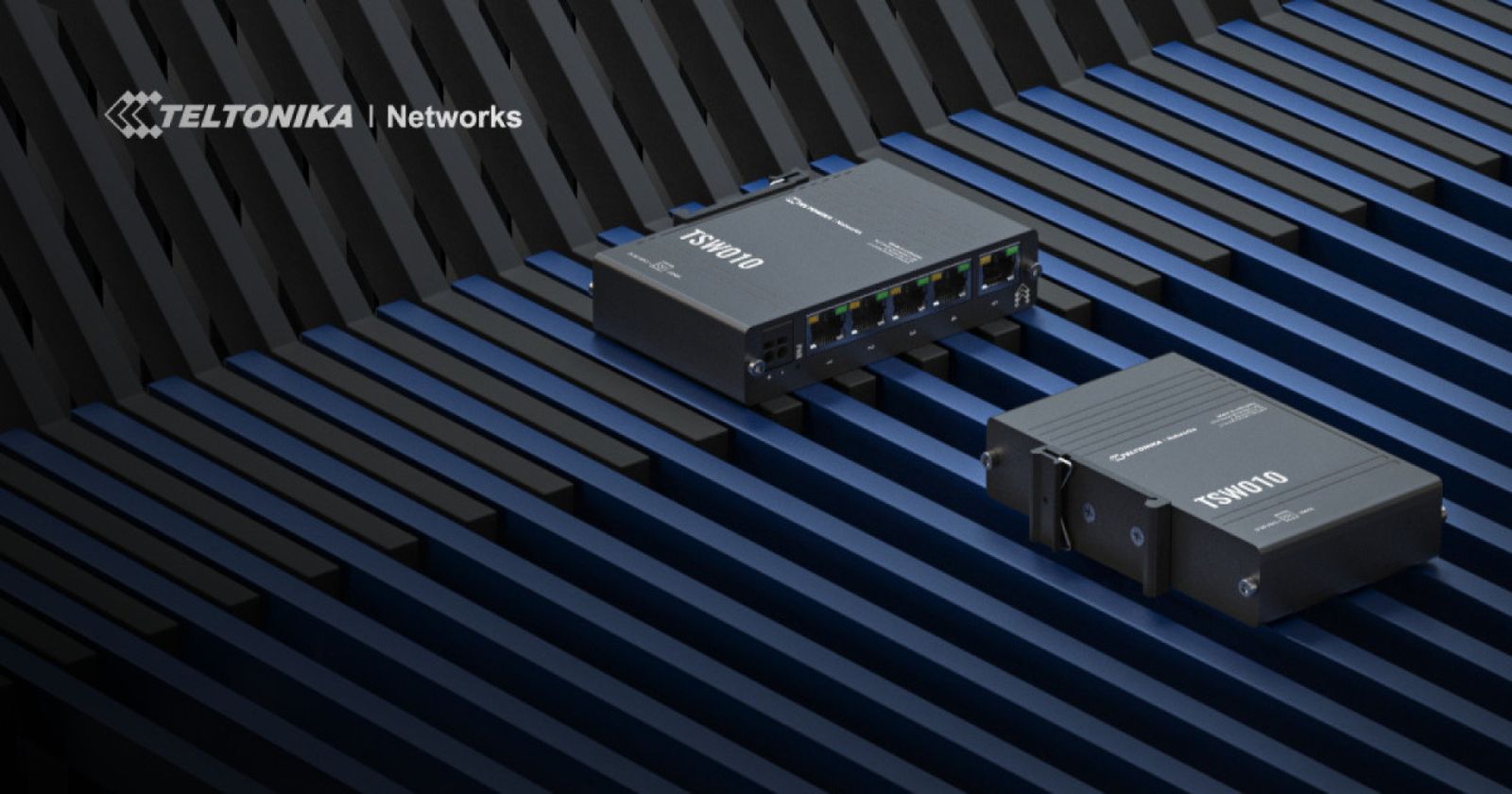 Teltonika TSW010 5-Port DIN-Rail Fast Ethernet Switch