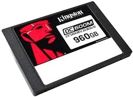 Kingston DC600M 2.5" SATA Enterprise SSD, 960 GB Capacity, Up to 560MB/s Read & 530MB/s Write, Consistent