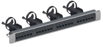 Commscope Systimax Cat6A 24port Patch Panel Loaded