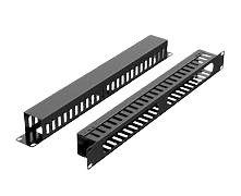 Opterna 19" Cable Manager With Metal rings, 2U