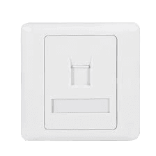 Leviton 86x86mm Single Gang Faceplate Shuttered 1 Port White – MMCWDOUNI070