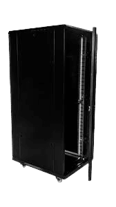 Avalon - 32U x 800(W) x 1000(D) - Floor Standing Rack with Perforated Back Door - ANFS32U800X1000