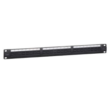 Schneider Cat6 UTP 24port Patch Panel Unloaded