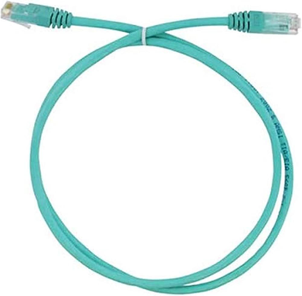 Corning/3M Cat6 UTP Patch Cord Aqua 2mtr