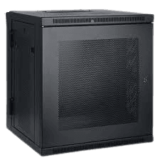 DATACOM - 15U SINGLE SECTION WALL MOUNT CABINET 600(W) X 600(D) REMOVABLE SIDE PANEL WITH 19" EQUIPMENT