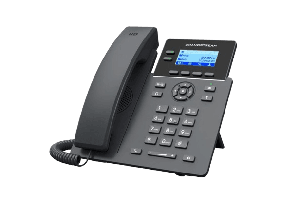 GrandStream Networks GRP2602W, 2 Lines IP Phone, Dual-Band Wi-Fi, Black