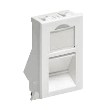 Leviton LJ6C Inserts Angled 25x38mm White – LI137-AW1
