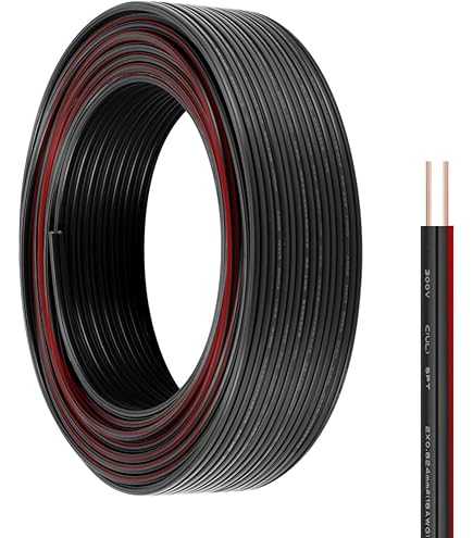 Gulf star 2core 0.75sqmm Speaker Cable Red&Black 100yard