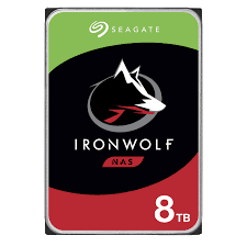 Seagate IronWolf 8TB 3.5” SATA Hard Disk Drive (HDD) - ST8000VN004