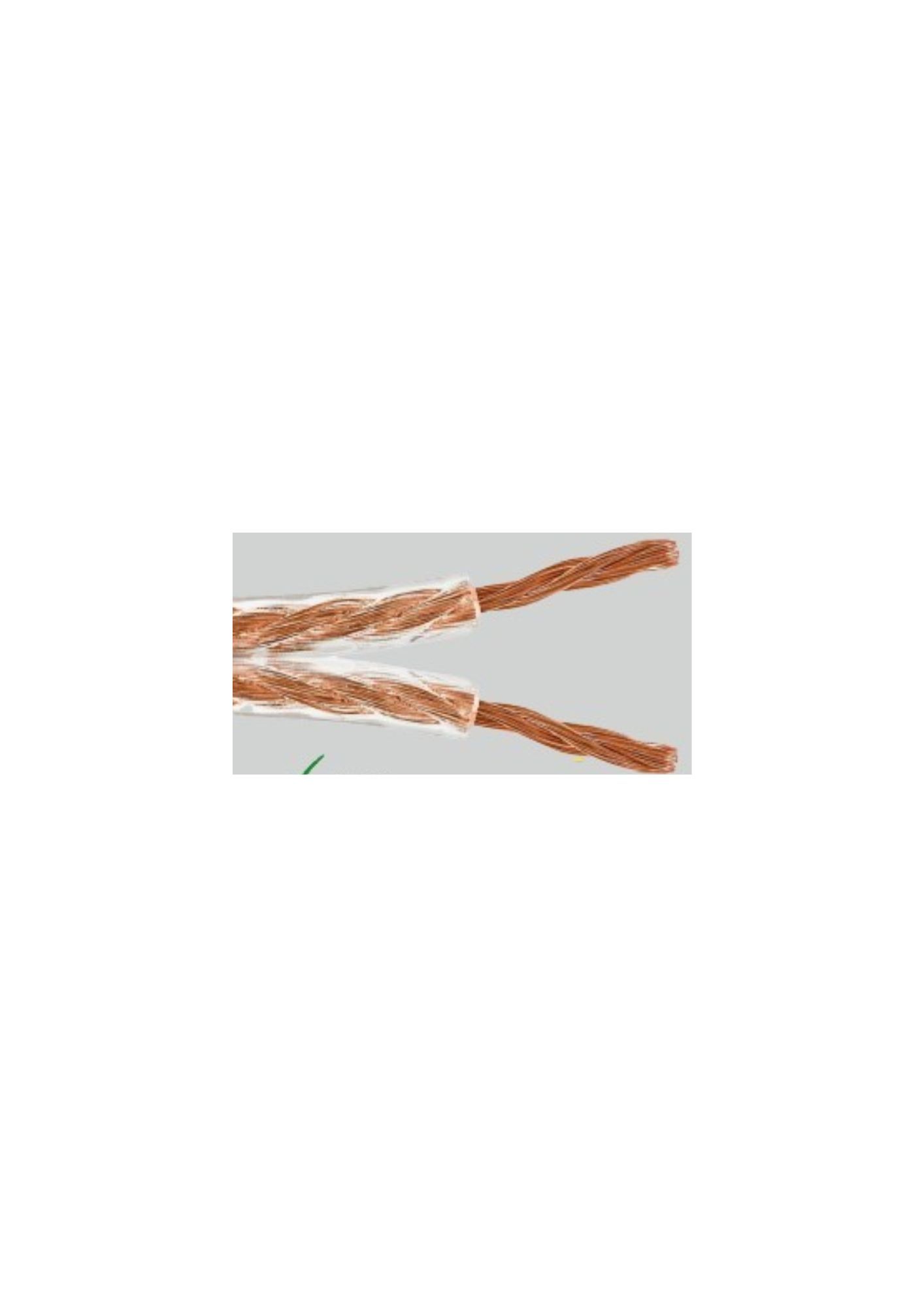 Gulf star 2core 0.75sqmm Speaker Cable Transparant 100yard