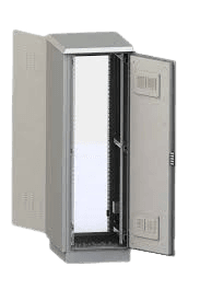 Datacom - IP54 : 24U 800WX800DMM FLOOR MOUNT OUTDOOR CABINET WITH FRONT AND REAR METAL DOOR WITH